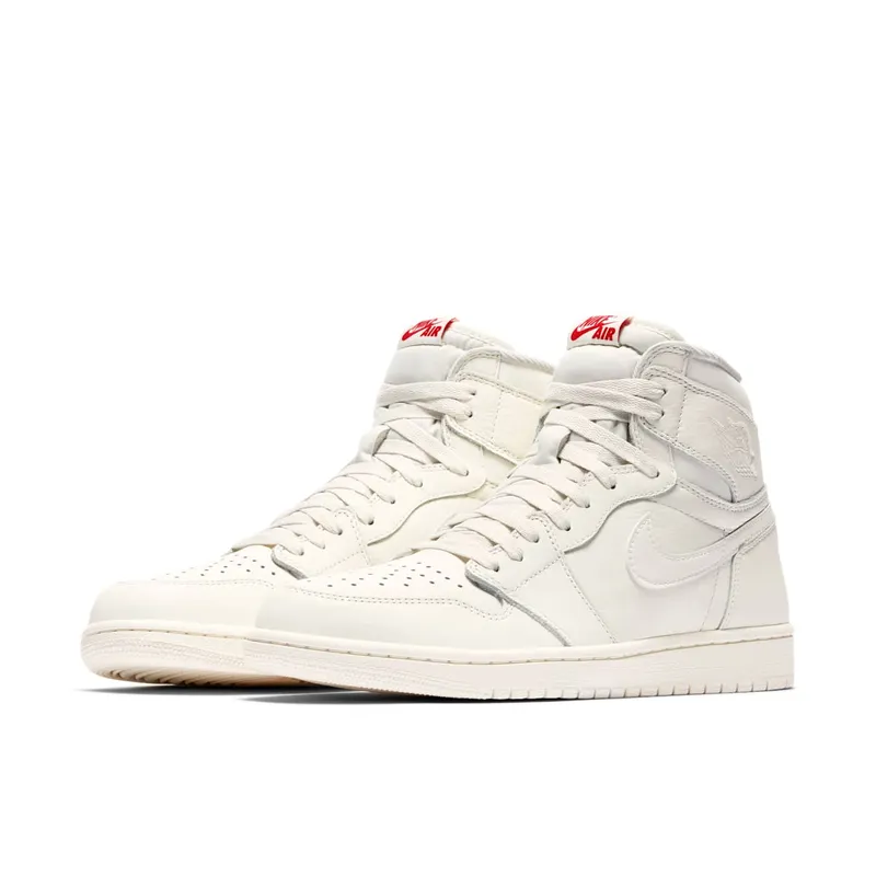 Air Jordan 1 Retro High OG Sail University Red (555088-114)