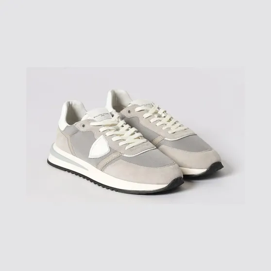 Philippe Model Suede and Mesh Sneakers Grey (TYLUTC04)