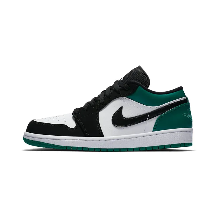 Air Jordan 1 Low “White / Mystic Green / Black” (553558-113)