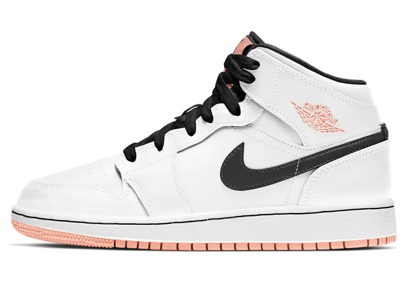 Jordan 1 Mid Arctic Orange (GS) (554725-180)