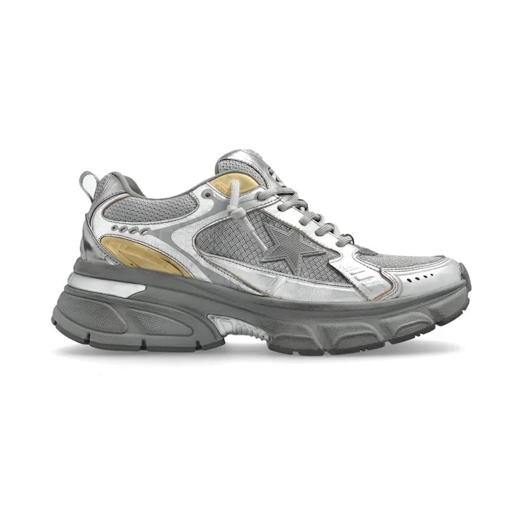 Golden Goose Lightstar Metallic Silver Mesh (GWF00724-F006475-70138)