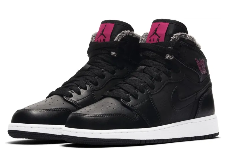 Air Jordan 1 Retro High GG Black Deadly Pink (332148-014)