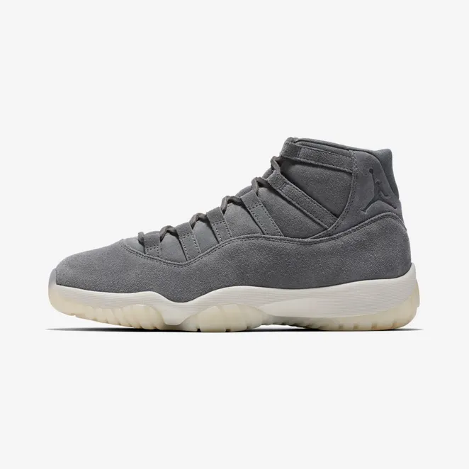 Jordan 11 Retro Pinnacle Grey Suede