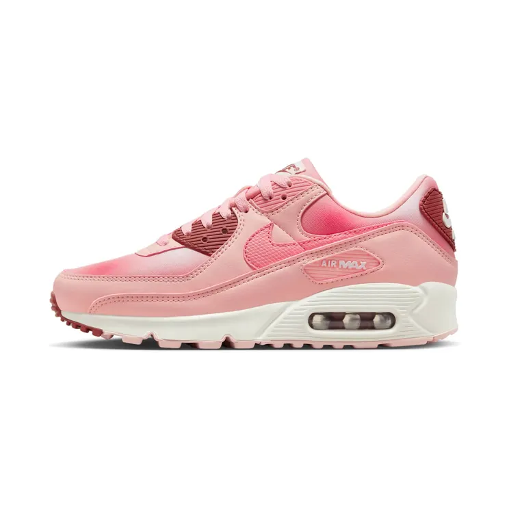 Nike Air Max 90 Pink Airbrush “Medium Soft Pink / Picante Red / Sail / Coral Chalk” (FN0322-600)