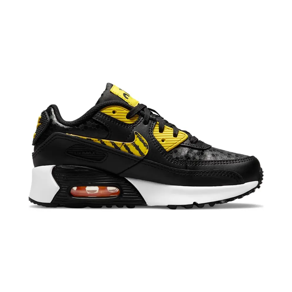 Nike Air Max 90 SE “Black / University Gold / Citron Pulse / Opti Yellow” (DD0125-001)