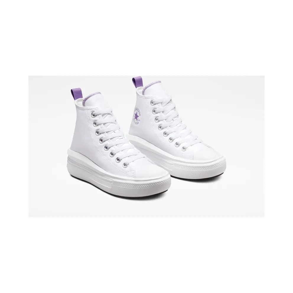 Converse Chuck Taylor All Star Move Platform White/pixel Purple/white