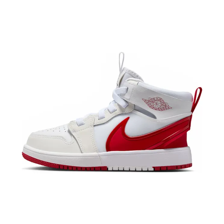 Jordan 1 Mid RM EasyOn PS “White / Black / University Red” (FQ1282-106)