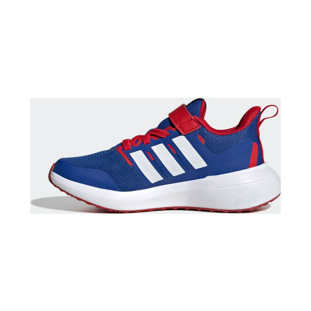 Adidas adidas x Marvel FortaRun Spider-Man 2.0 Cloudfoam Sport Running Elastic Lace Top Strap Royal Blue / Cloud White / Better Scarlet (HP9001)
