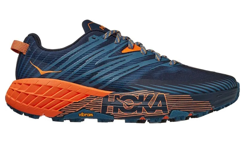 Hoka One One Speedgoat 4 Real Teal Persimmon Orange (1106525-RTPO)