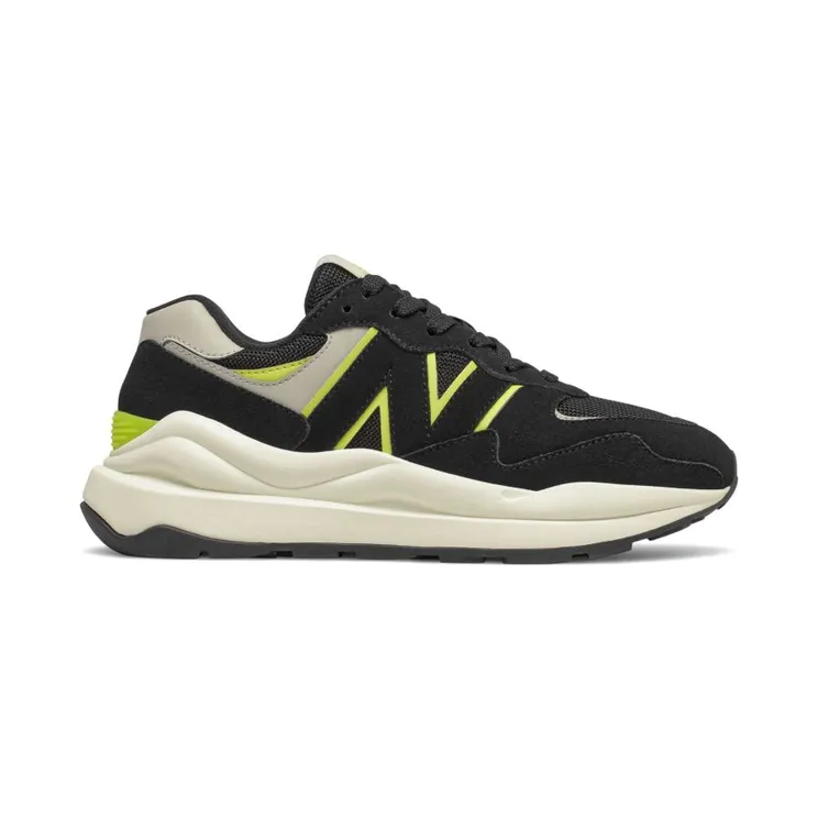 New Balance Black & Yellow 57/40 Sneakers (W5740HL1)