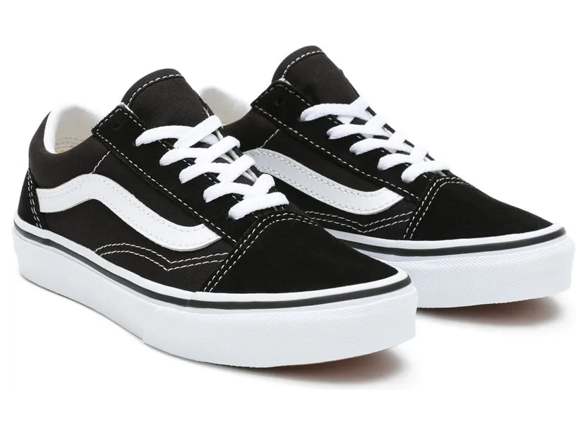 Vans Kids Black & White Checkerboard Old Skool Little Kids Sneakers (VN0A38HBP0S1)