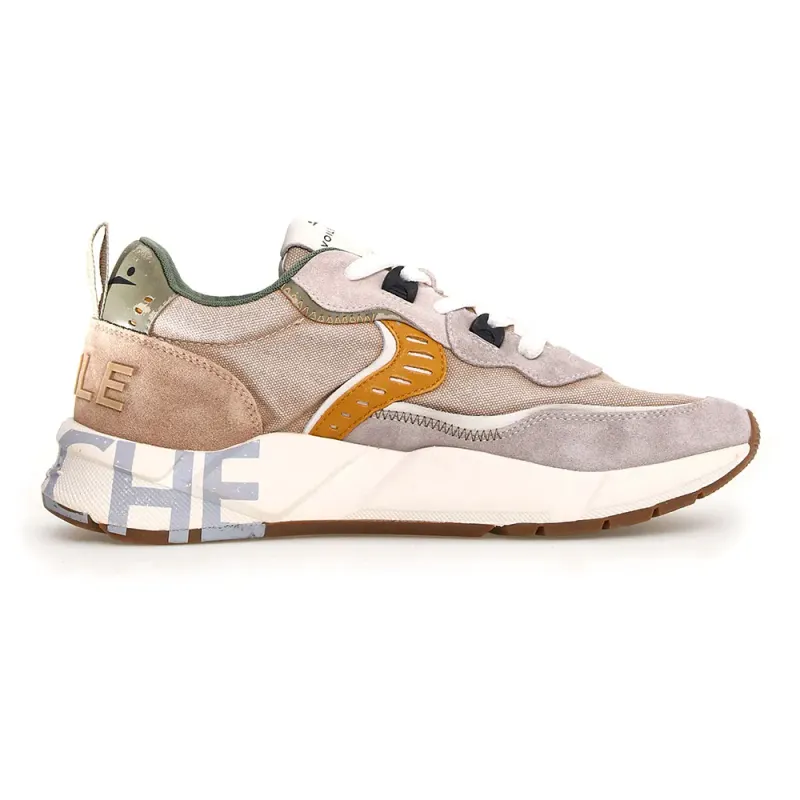 Voile Blanche – Beige Sneaker voor een stijlvolle uitstraling – Men – Shoes – Beige (2017465-13-1D66)