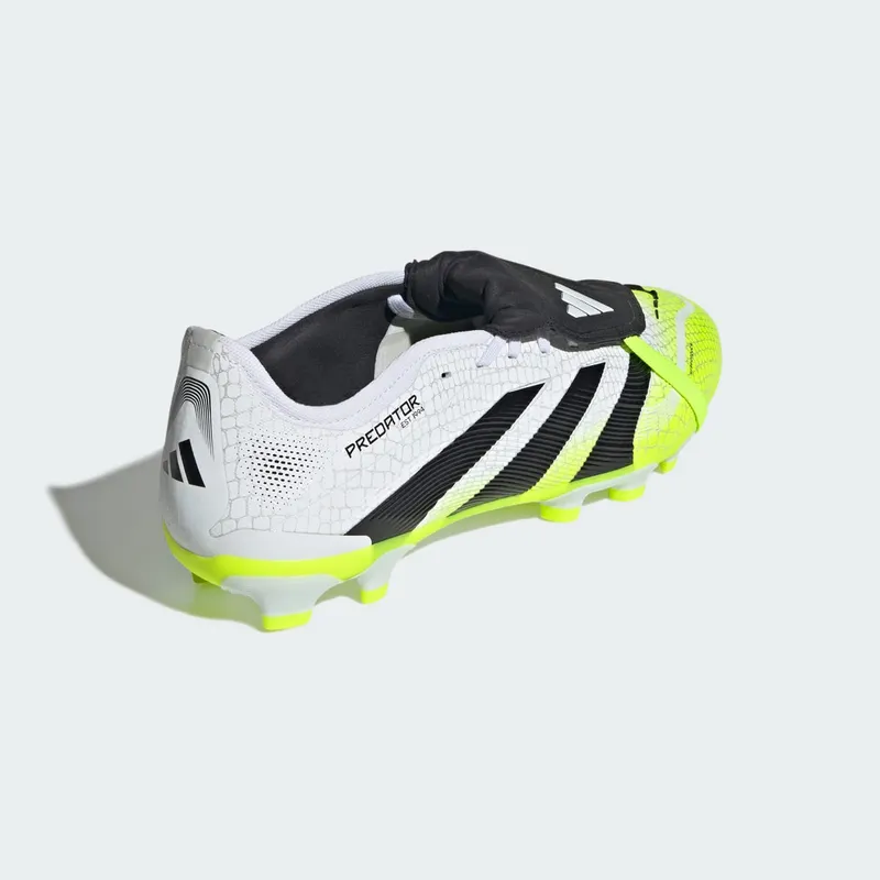 adidas Predator Pro Fold-Over Tongue MG Cloud White Core Black Lucid Lemon (JS4074)