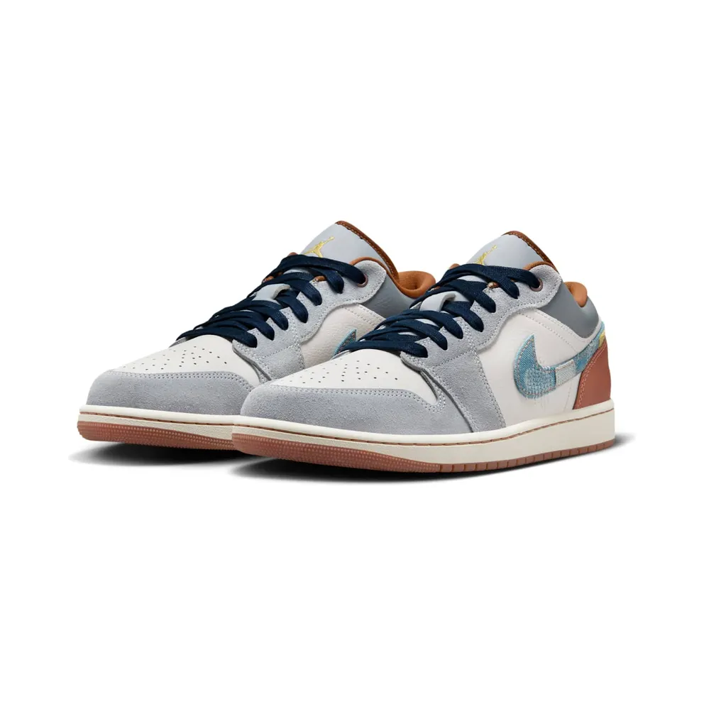 Jordan 1 Low SE Phantom Repaired Denim Swoosh (FZ5042-041)