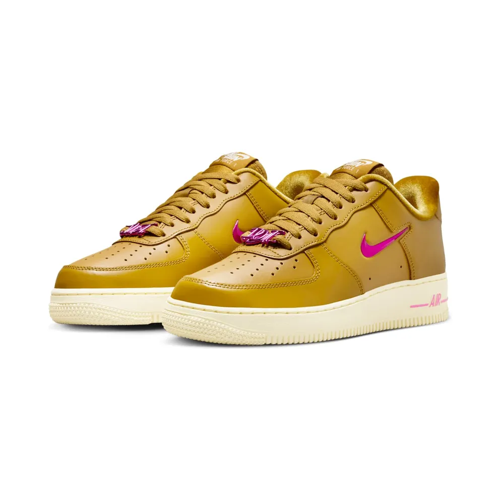 Nike Air Force 1 Jewel Bronzine Just Do It “Bronzine / Alabaster / Coconut Milk / Playful Pink” (FB8251-700)