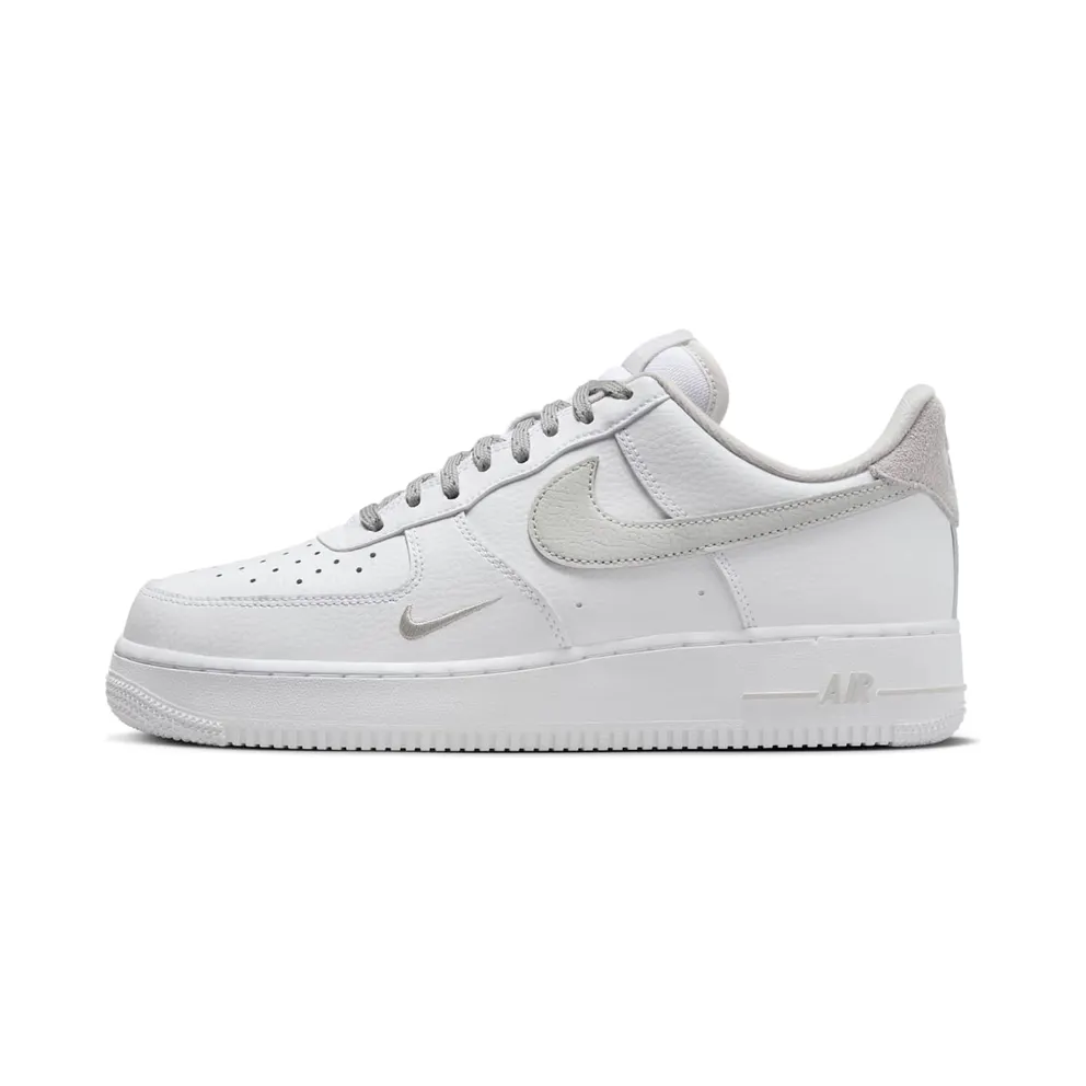 Nike Air Force 1 Low ’07 White Light Iron Ore Reflective Swoosh (FV0388-100)