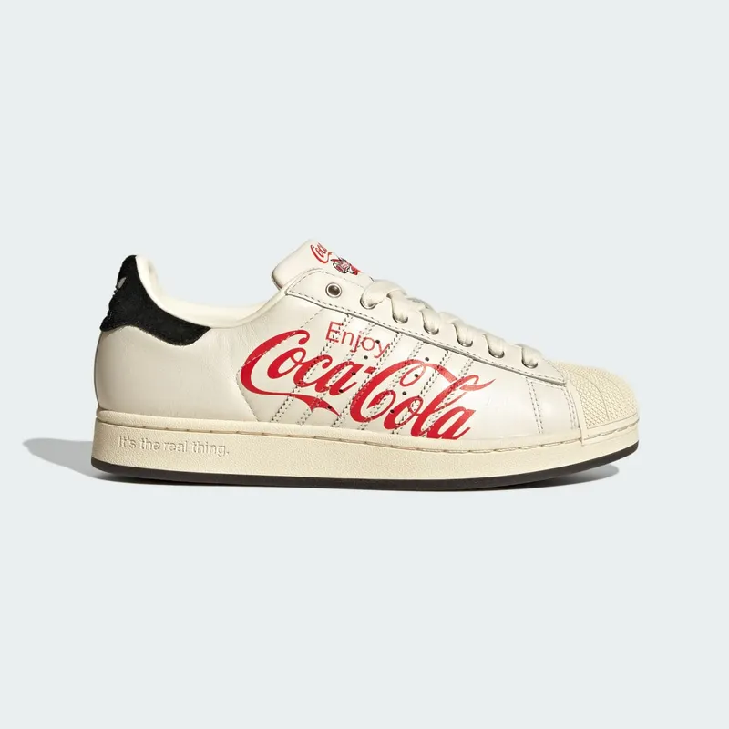 Adidas ADIDAS X COCA-COLA SUPERSTAR II Shoes Core White / Core Black / Cream White (KH6892)