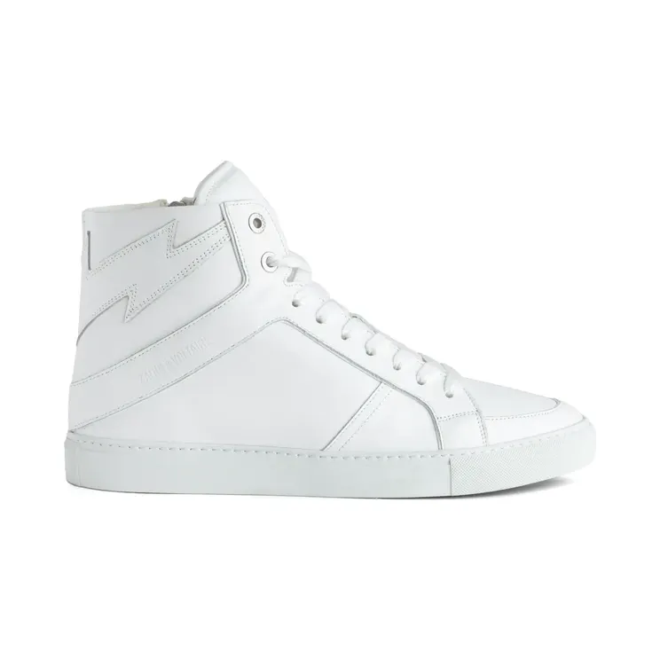 Zadig & Voltaire Zadig&Voltaire ZV1747 leren high-top “White” (SMSN00002)