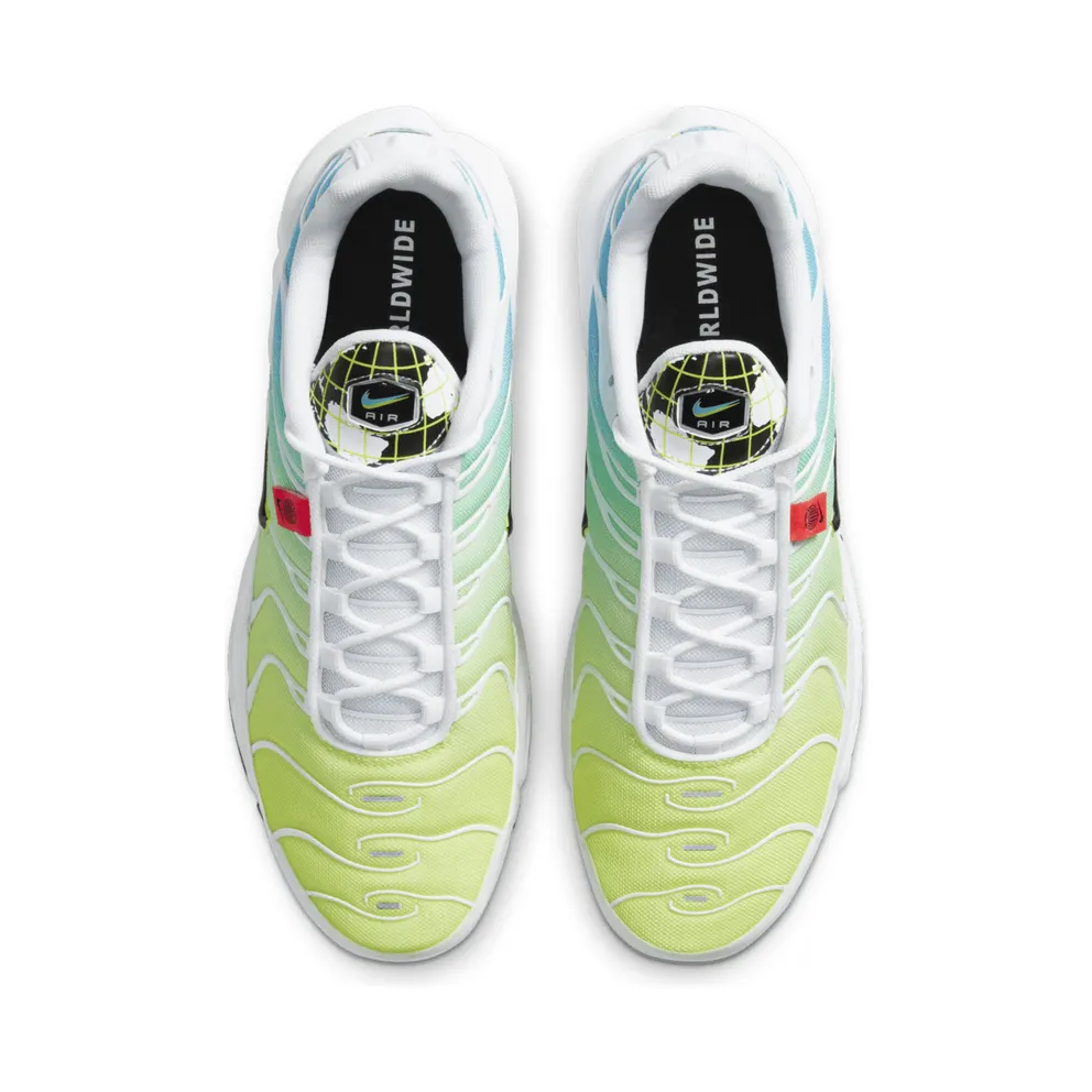 Nike Air Max Plus Worldwide White/White-Blue Fury-Black-Volt (CK7291-100)