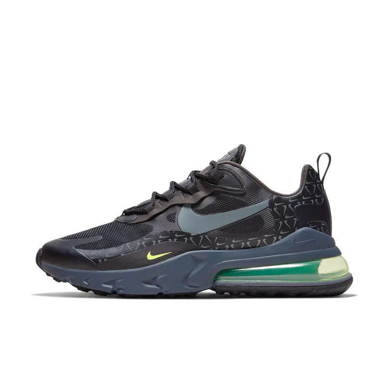 Nike Air Max 270 React Just Do It Pack Black Black/Wolf Grey-Green-Volt (CT2538-001)