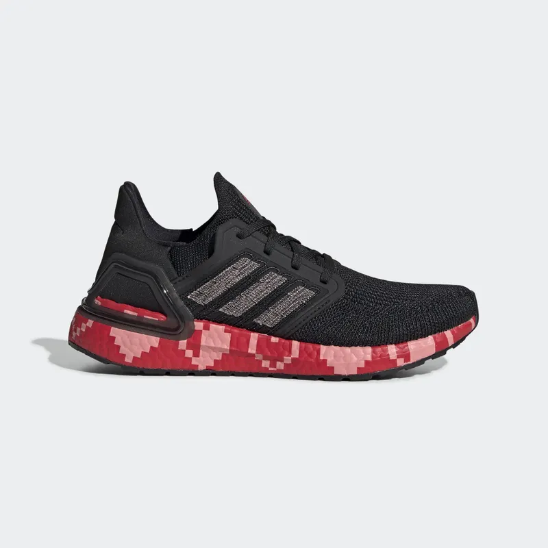 adidas Ultra Boost 20 Valentines Day (W) (2020) Core Black/Glory Pink/Light Scarlet (EG0761)