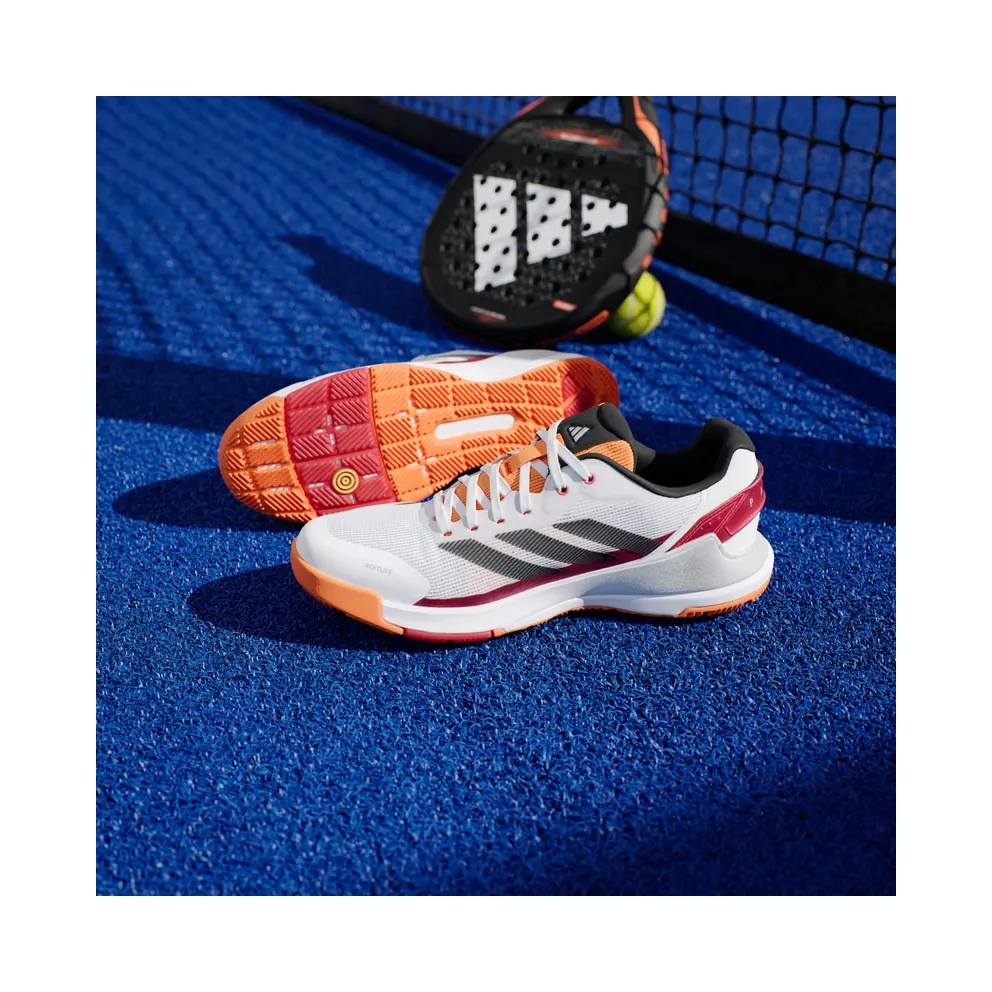 Adidas Crazyquick Padel Cloud White / Core Black / Lucid Orange (JR4647)