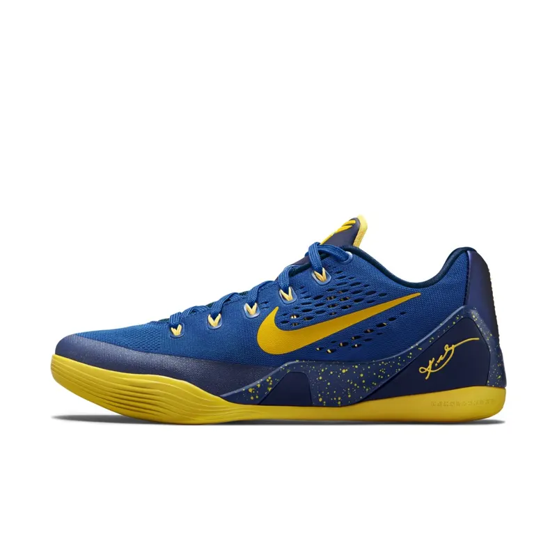 Nike Kobe 9 EM Gym Blue University Gold Gym Blue/University Gold-Obsidian (646701-474)