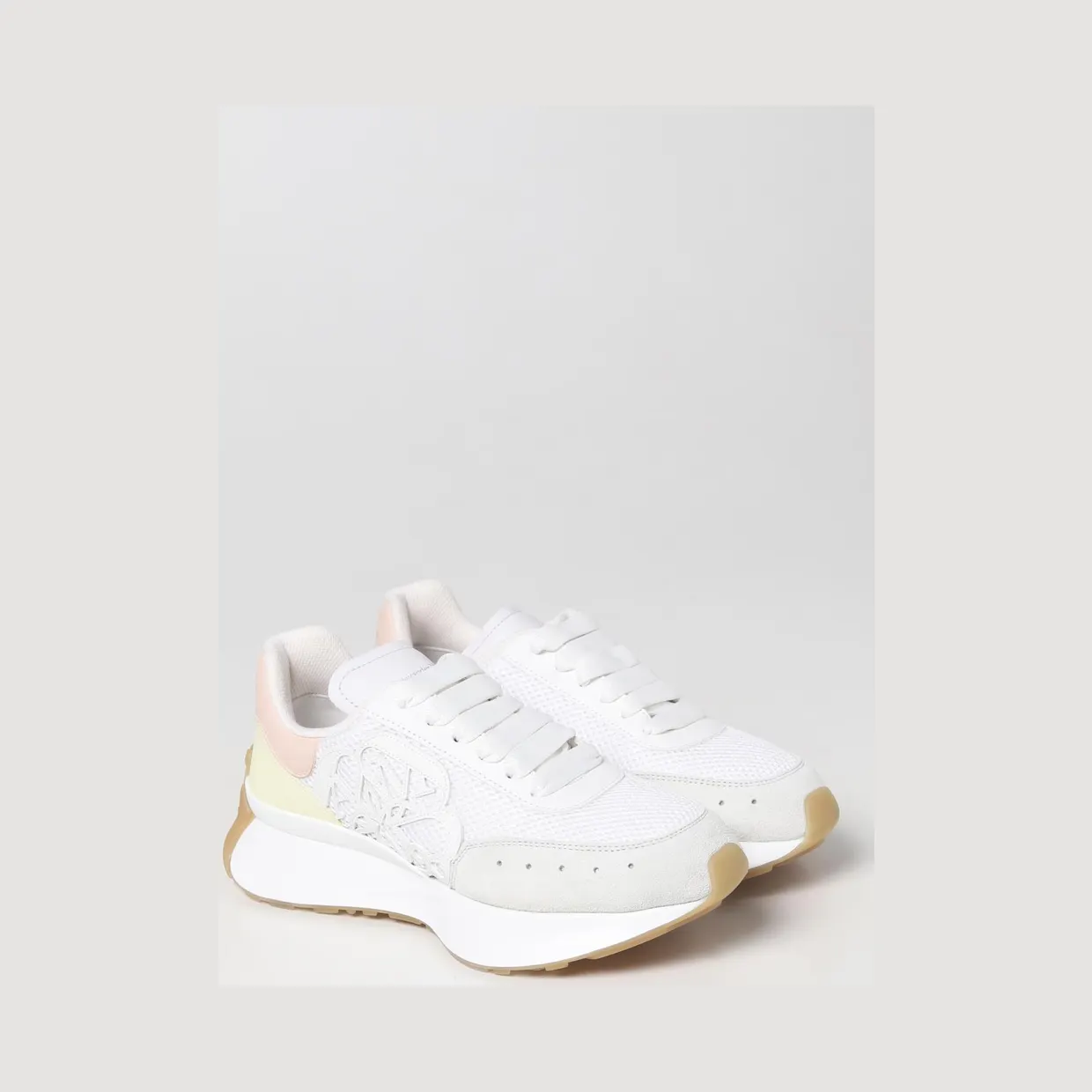 Mcqueen sneakers in mesh and leather with Seal logo White (687996W4WN58856)