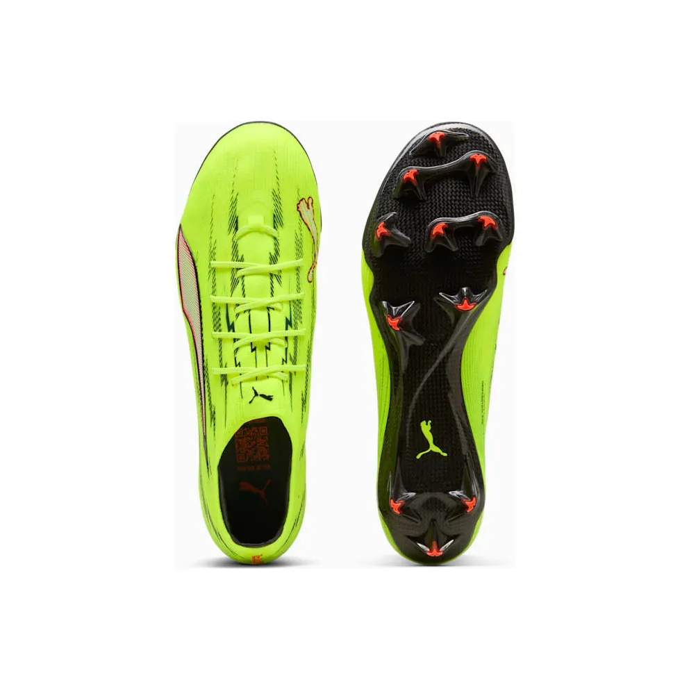 Puma Ultra 6 Carbon FG Yellow Alert Black Glowing Red Lime Squeeze (108685-01)