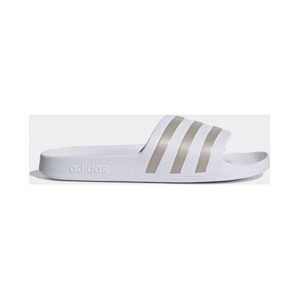 Adidas adilette Aqua Badslippers Cloud White / Platinum Metallic / Cloud White (EF1730)