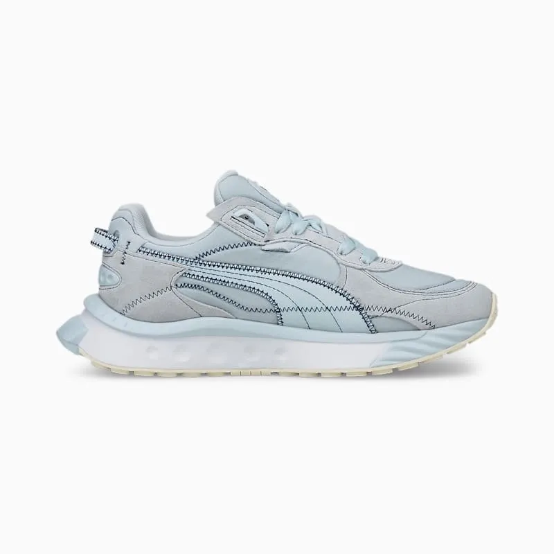 Women’s PUMA Wild Rider Embroidered Arctic Ice/White (383698-04)