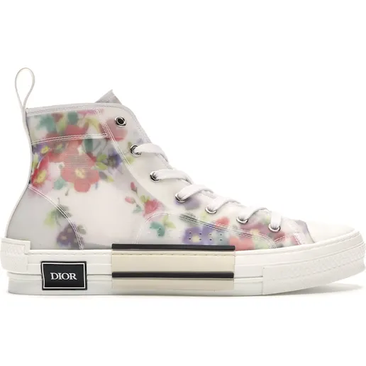 Dior B23 High Top Flowers Oblique