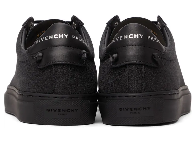 Givenchy Black Glitter 4G Urban Knots Sneakers (BE0003E13V) (4)