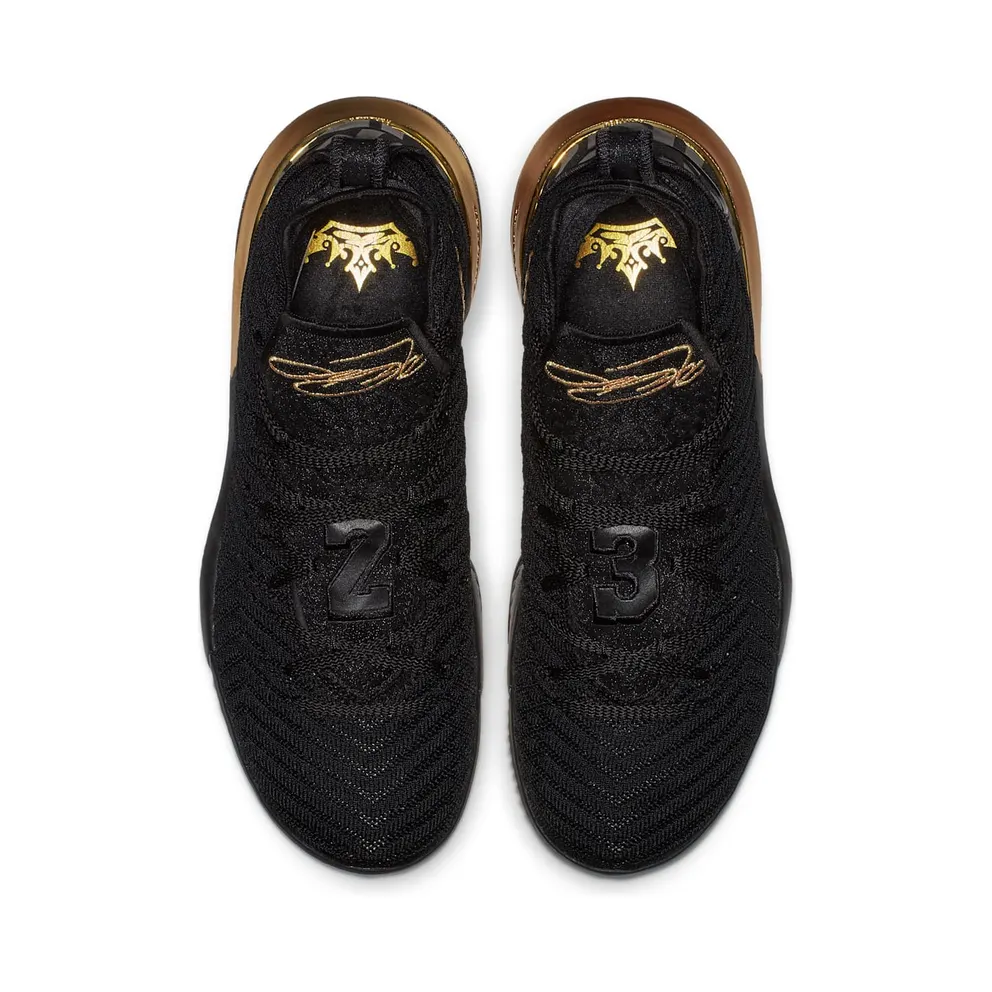 Nike LeBron 16 I’m King Black/Metallic Gold (BQ5969-007)