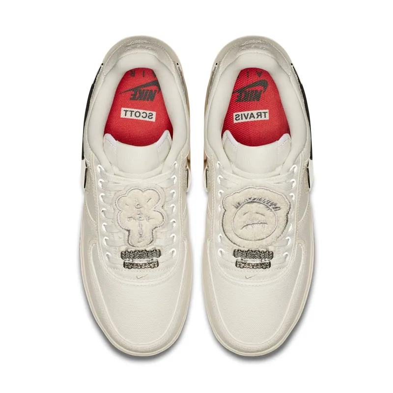 Nike Air Force 1 Low Travis Scott Sail Sail/Sail-Gum Light Brown (AQ4211-101)
