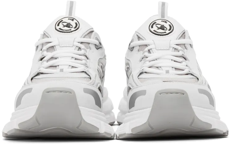 Axel Arigato White & Grey Marathon R-Trail Sneakers (33053)