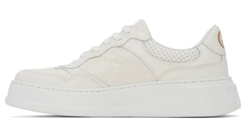 Gucci Black GG Embossed Sneakers (669582 1XL10) (3)