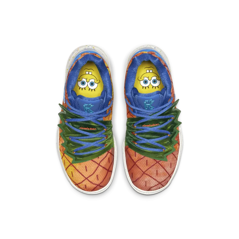 Nike Kyrie 5 Spongebob Pineapple House (PS) Orange Peel/Teal Tint (CN4501-800)