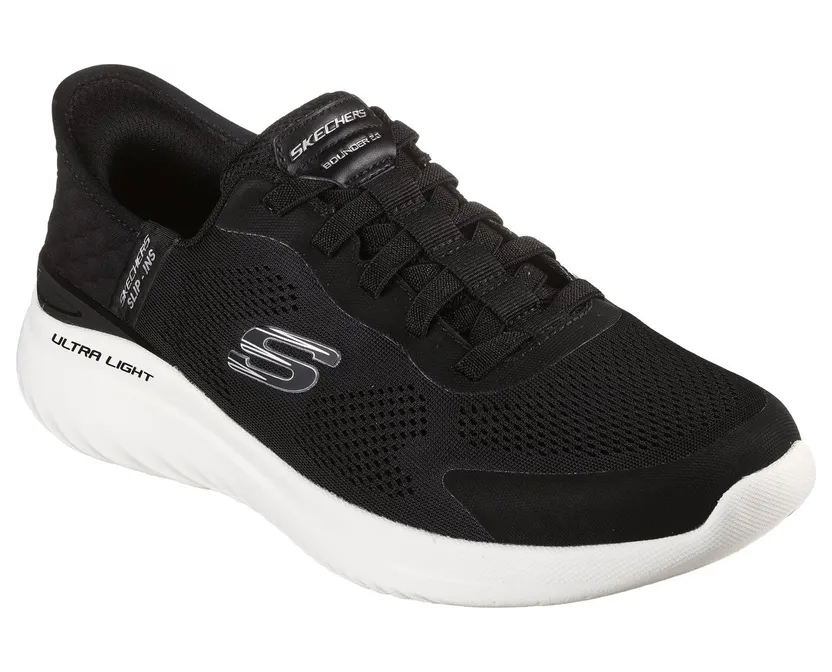 skechers-slip-ins-bounder 232459_BKW