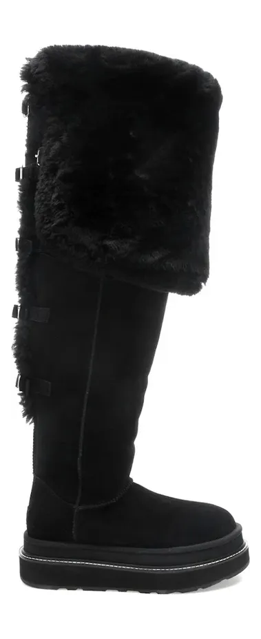 UGG Thigh High Boot sacai Black (1175215-BLK)