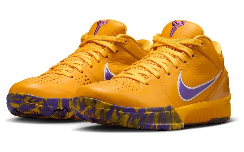 Nike Kobe 4 Protro “Draft Day Lakers”: paars en goud (5)