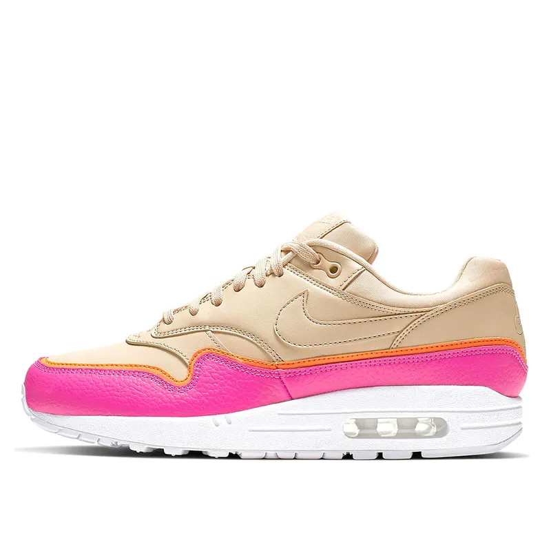 Nike Air Max 1 Liner Tan (W) Tan/Pink-Orange (881101-202)