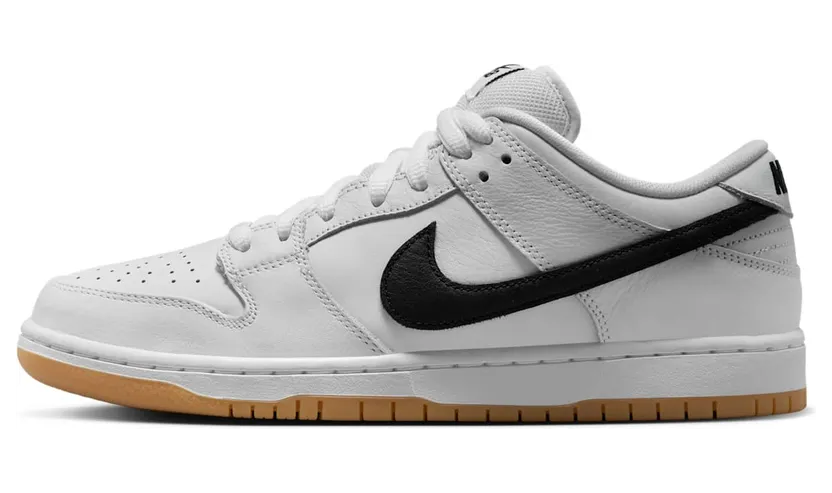 Nike SB Dunk Low Pro White/White/Gum Light Brown/Black (CD2563-101)
