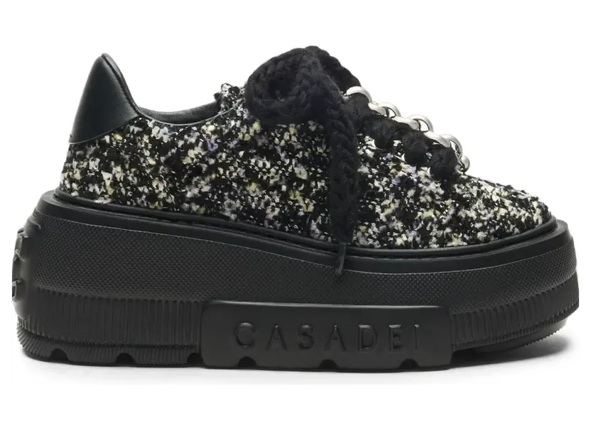 Casadei Nexus Buclé-Sneakers – Schwarz (2X125C070NC3091)