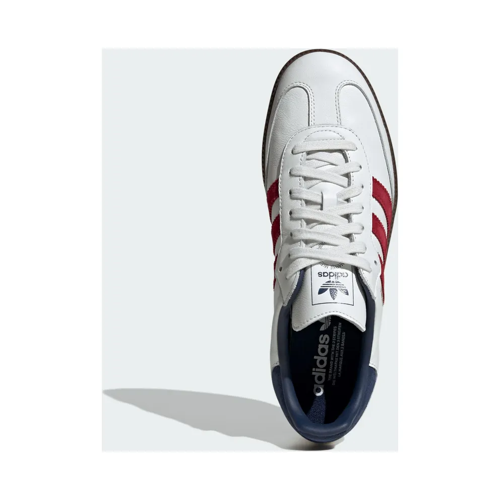 Adidas Samba OG Core White / Team Victory Red / Night Indigo (IH4881)