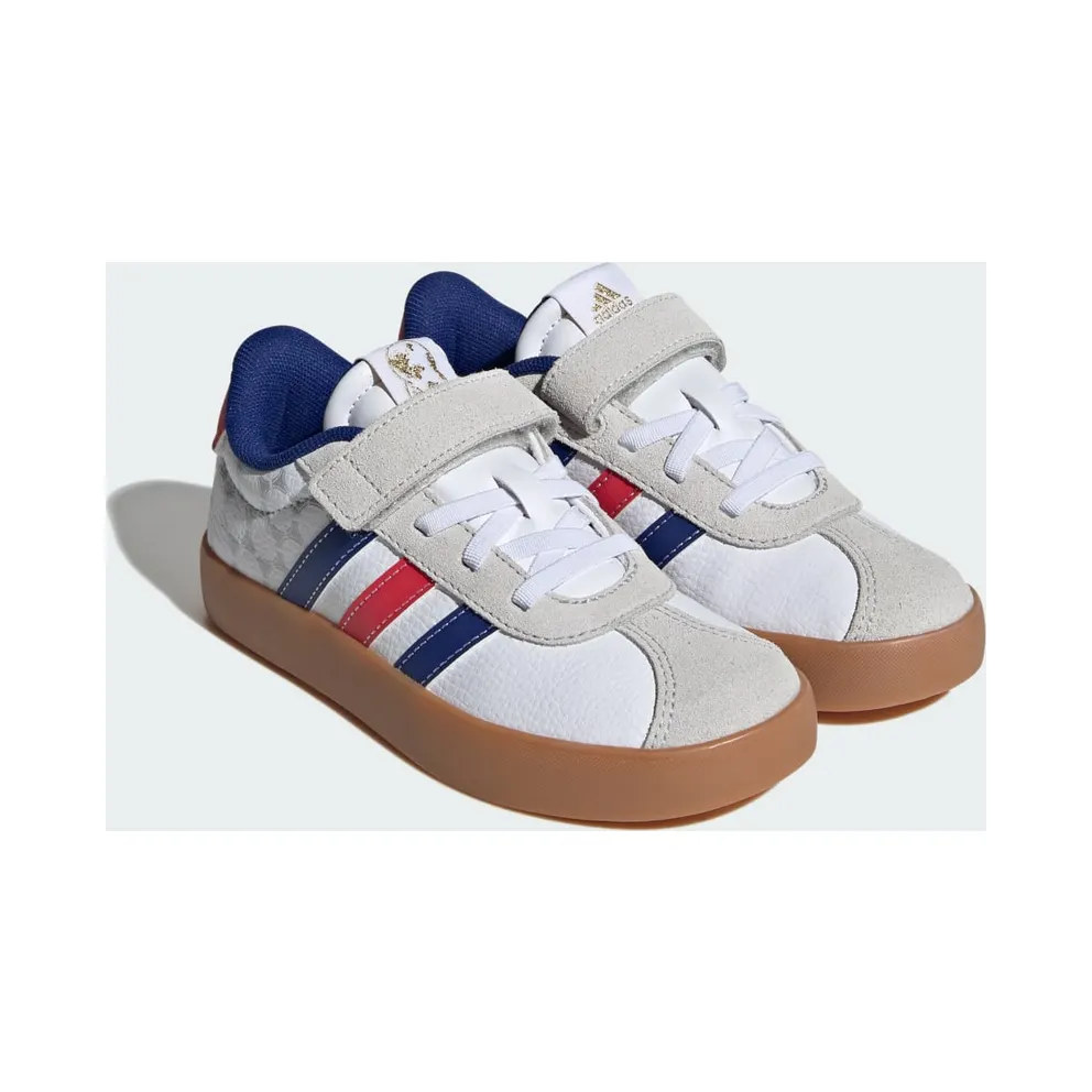 Adidas VL Court 3.0 Kids Cloud White / Pure Ruby / Mystery Ink (KI5707)
