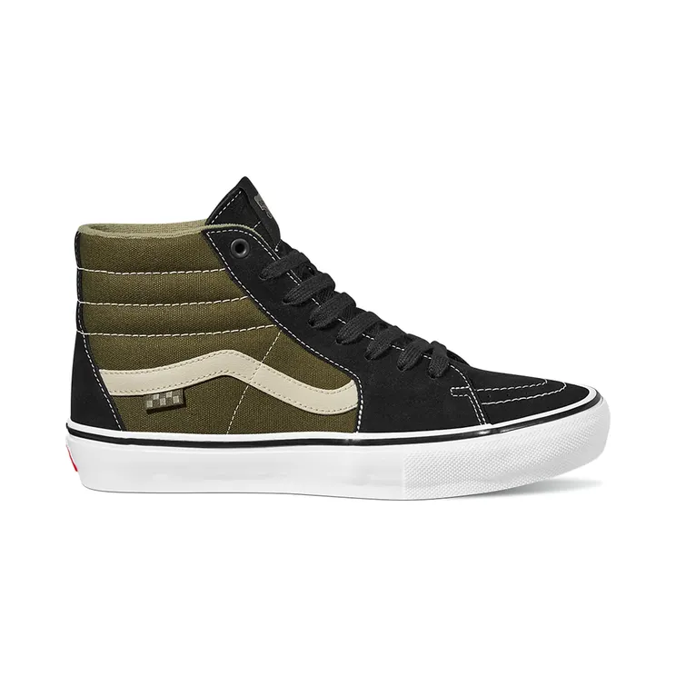 Vans Skate Sk8 Hi “Black/Olive” (VN0A5FCCBKO)