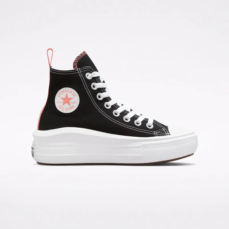 Converse Chuck Taylor All Star Move Platform Black/pink Salt/White