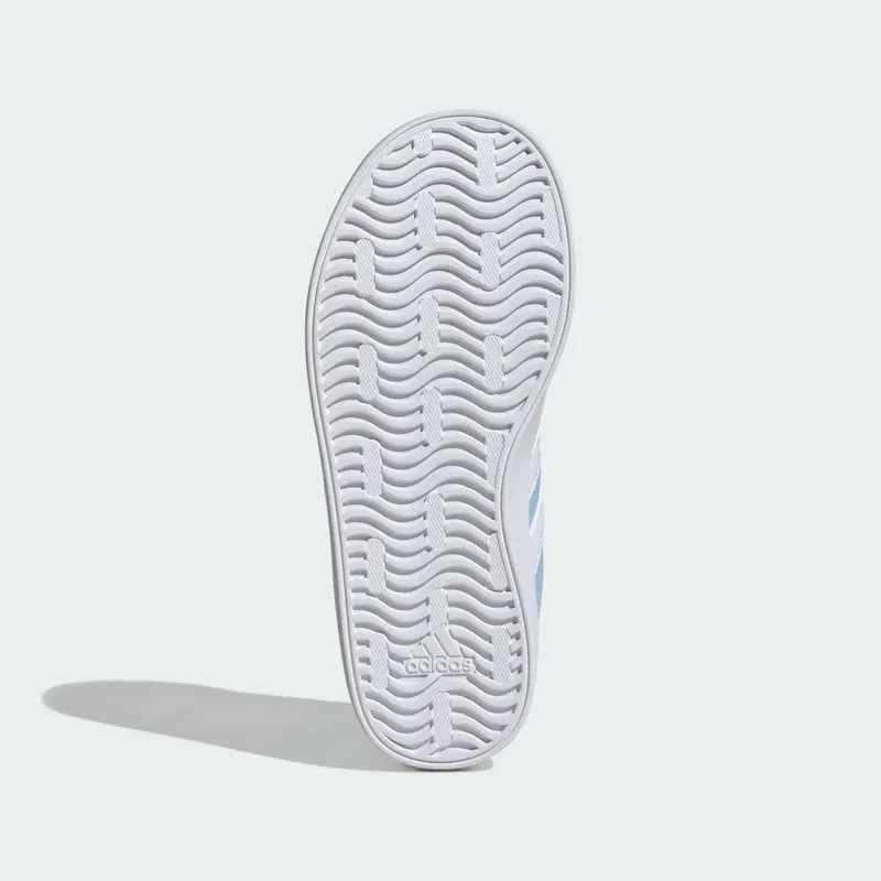 adidas VL Court 3.0 Clear Sky Cloud White Hi-Res Yellow (JS3487)
