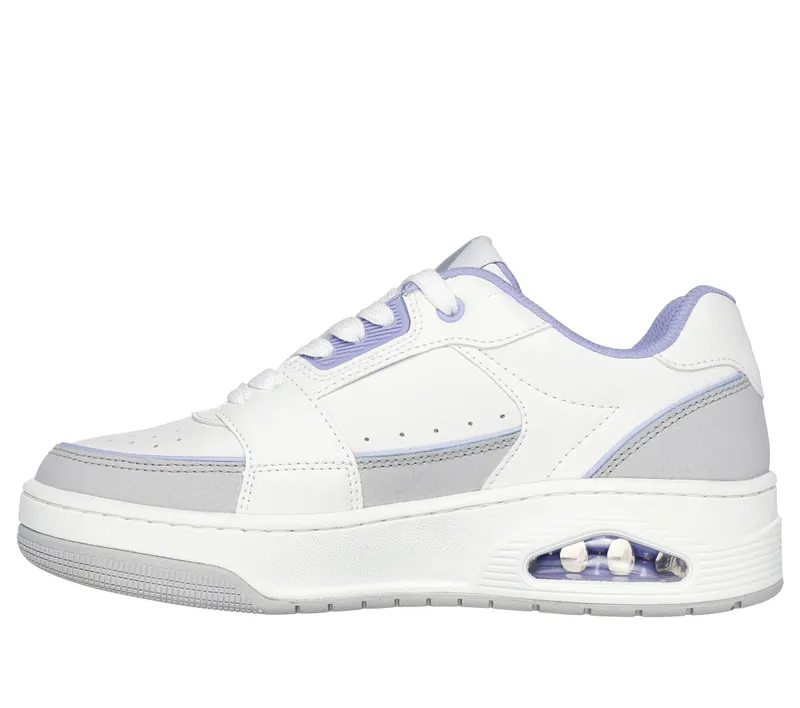 Skechers Uno Court – Courted Style – White / Lavendel (177710 WLV)